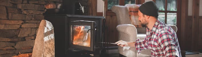 Ventilateur pour poêle à bois alimenté par chaleur format moyen